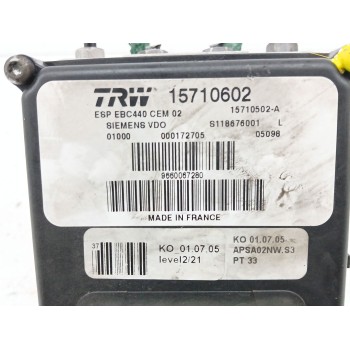 Recambio de abs para peugeot 407 (6d_) 2.0 hdi 135 (6drhrh, 6drhre, 6drhrg, 6drhrj) referencia OEM IAM 9660067280 S118676001 