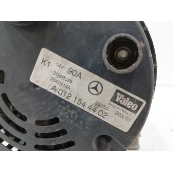 Recambio de alternador para mercedes-benz clase a (w168) a 170 cdi (168.008) referencia OEM IAM A0121544402  