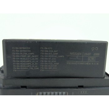 Recambio de caja reles / fusibles para nissan qashqai i (j10, nj10) 1.5 dci referencia OEM IAM 284B7JD000  