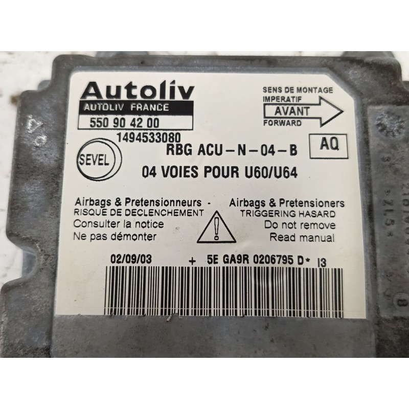 CENTRALITA AIRBAG 550904200