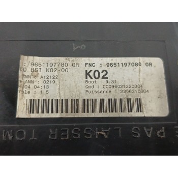 Recambio de caja reles / fusibles para seat leon (1m1) 1.9 tdi referencia OEM IAM 9651197080 9651197780 