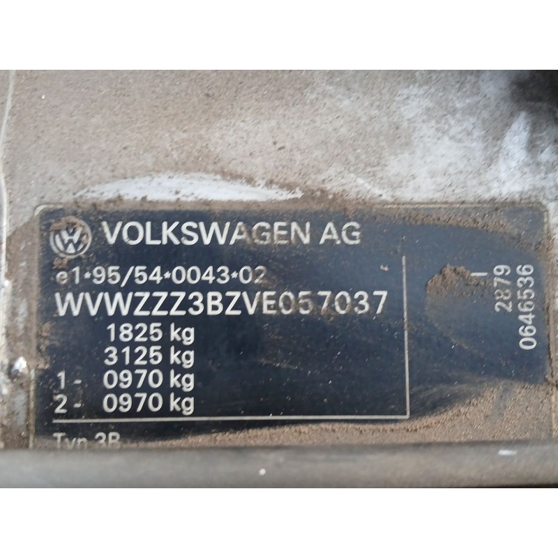 VOLKSWAGEN PASSAT B5 (3B2) 1997