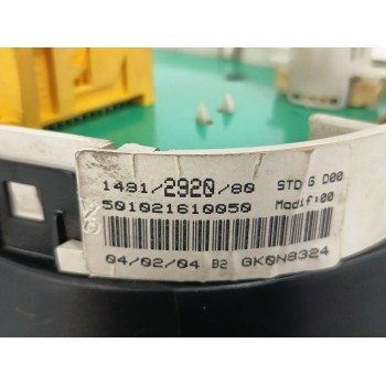 Recambio de cuadro instrumentos para peugeot expert furgoneta (222) 2.0 hdi referencia OEM IAM 1491292080  