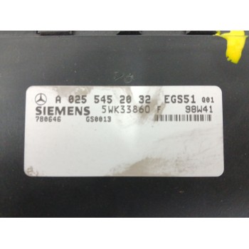 Recambio de centralita cambio automatico para mercedes-benz clase e (w210) berlina 4.3 v8 24v cat referencia OEM IAM A0255452032