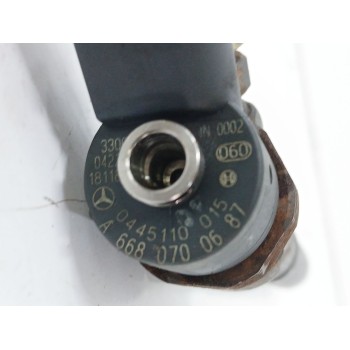 Recambio de inyector para mercedes-benz clase a (w168) a 170 cdi (168.008) referencia OEM IAM A6680700687 0445110015 