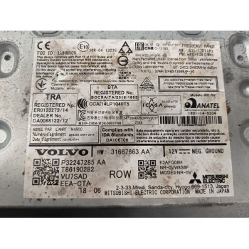 Recambio de sistema audio / radio cd para volvo xc40 (536) d3 referencia OEM IAM P32247285 31667663 