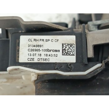 Recambio de cerradura puerta delantera derecha para volvo xc40 (536) d3 referencia OEM IAM 31349891  