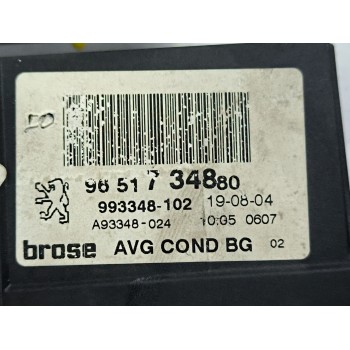 Recambio de elevalunas delantero izquierdo para peugeot 307 cc (3b) 2.0 16v referencia OEM IAM 9656221580 9651734880 