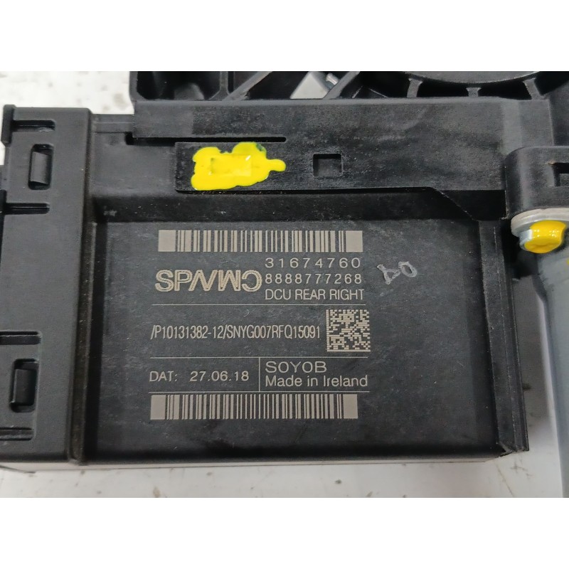 MOTOR ELEVALUNAS TRASERO IZQUIERDO 966265102