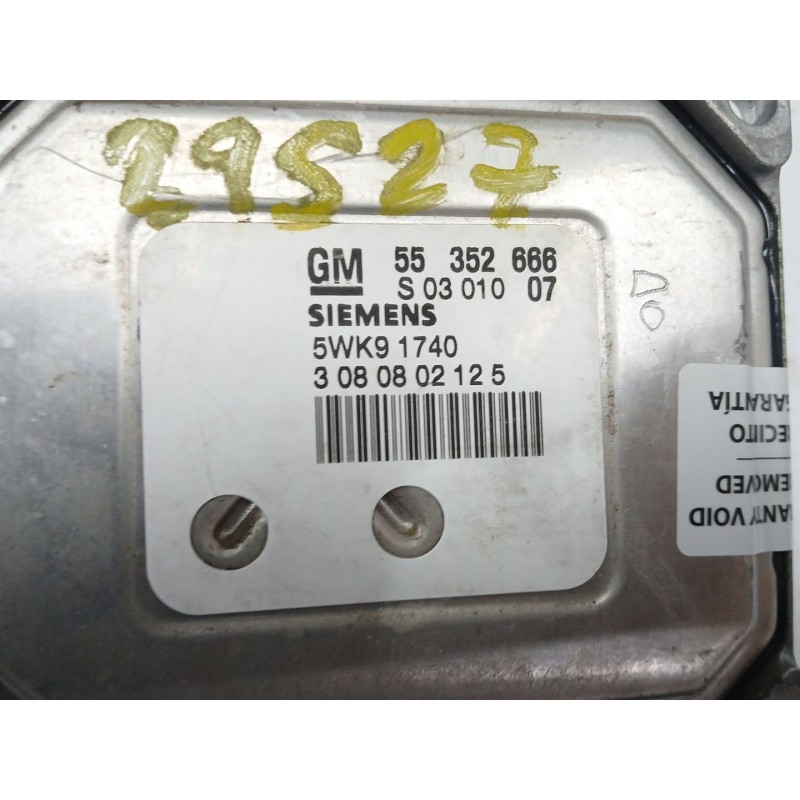 CENTRALITA MOTOR UCE 5WK91740