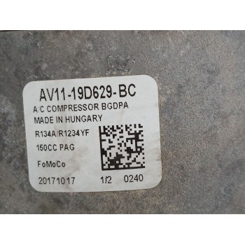 Recambio de compresor aire acondicionado para ford fiesta vi (cb1, ccn) 1.6 ti referencia OEM IAM AV1119D629BC  