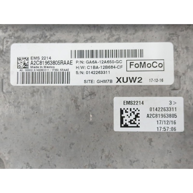 CENTRALITA MOTOR UCE C1BA12B684CF A2C81963805
