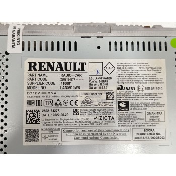 Recambio de pantalla multifuncion para dacia jogger (rk_) 1.0 tce 90 eco-g referencia OEM IAM 280213427R  