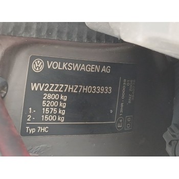 volkswagen transporter t5 furgoneta (7ha, 7hh, 7ea, 7eh) del año 2003