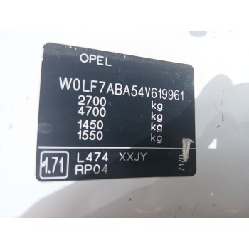 opel vivaro a furgoneta (x83) del año 2004