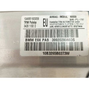 Recambio de airbag delantero derecho para bmw serie 3 berlina (e90) 320d efficientdynamics edition referencia OEM IAM 3992028060