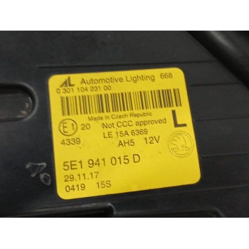 Recambio de faro izquierdo para skoda octavia iii combi (5e5, 5e6) 2.0 tdi referencia OEM IAM 5E1941015D 030110423100 