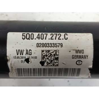 Recambio de transmision delantera derecha para seat leon (5f1) 1.4 tsi referencia OEM IAM 5Q0407272C  
