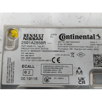 Recambio de modulo electronico para dacia jogger (rk_) 1.0 tce 90 eco-g referencia OEM IAM 2591A2858R A3C1020240201 
