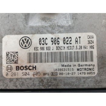 Recambio de centralita motor uce para volkswagen golf v (1k1) 1.4 tsi referencia OEM IAM 03C906022AT 0261S04405 