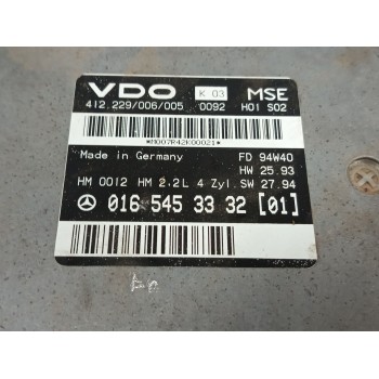 Recambio de centralita motor uce para mercedes-benz clase c (w202) c 180 (202.018) referencia OEM IAM 0165453332  