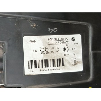 Recambio de faro derecho para volkswagen polo iv (9n_, 9a_) 1.4 tdi referencia OEM IAM 6Q1941008AJ  