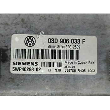 Recambio de centralita motor uce para volkswagen polo iv (9n_, 9a_) 1.2 referencia OEM IAM 03D906033F  