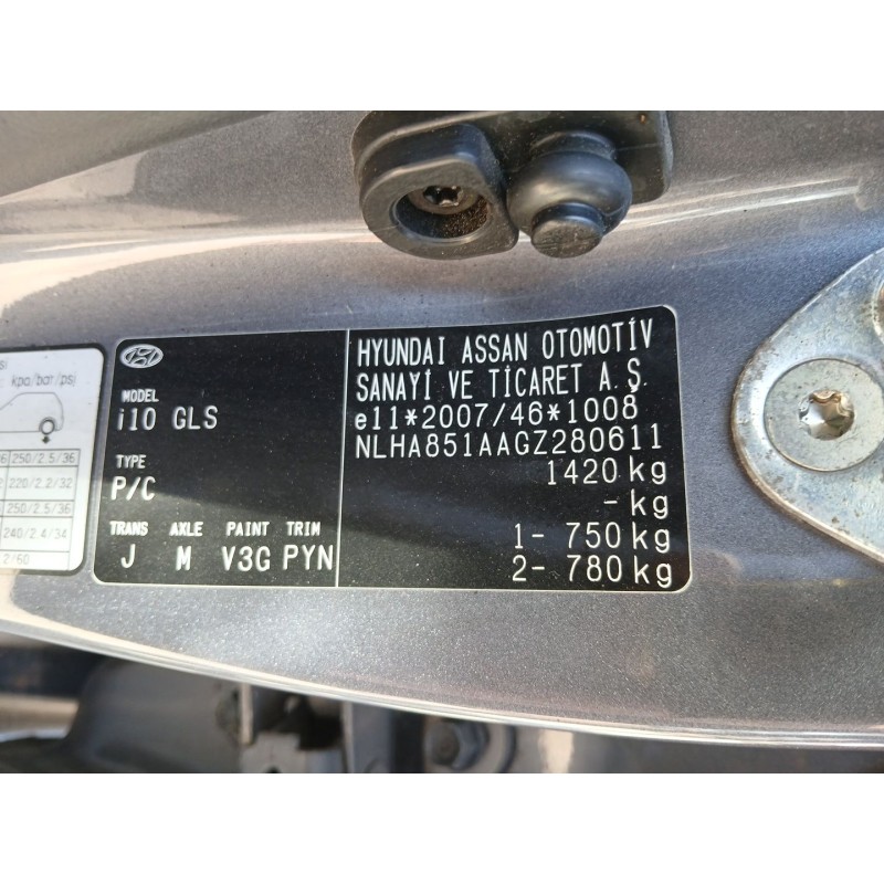 HYUNDAI i10 II (BA, IA) 2016