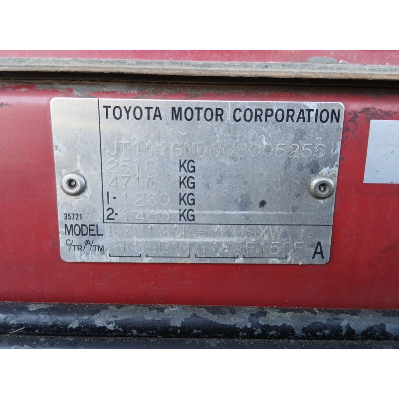 TOYOTA 4 RUNNER II (_N13_) 1994