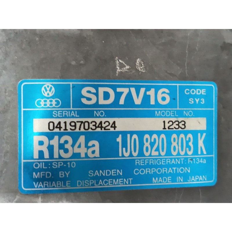COMPRESOR AIRE ACONDICIONADO