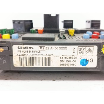 Recambio de caja reles / fusibles para peugeot partner (s1) 2.0 hdi cat referencia OEM IAM 9652474680  