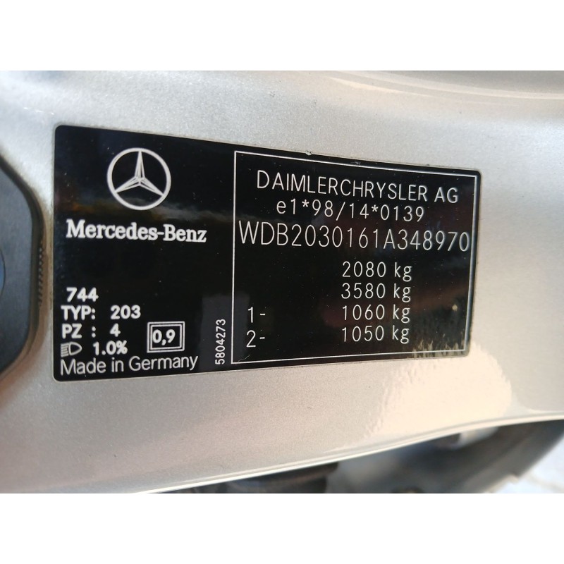 MERCEDES-BENZ CLASE C (W203) 2011