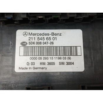 Recambio de caja reles / fusibles para mercedes-benz clase e (w211) e 320 cdi (211.026) referencia OEM IAM 2115456501 5DK008047 