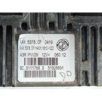 Recambio de centralita motor uce para fiat panda (312_, 319_) 1.2 (312pxa1a) referencia OEM IAM 51926691  