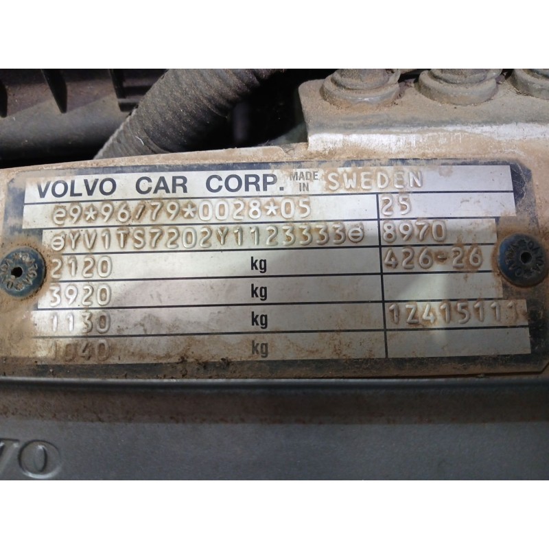VOLVO S80 I (184) 2000