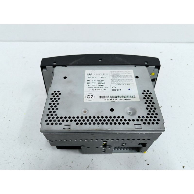 SISTEMA AUDIO / RADIO CD