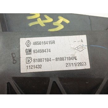 Recambio de pedalera completa para renault trafic iii autobús (jg_) 2.0 dci 150 (jgmu) referencia OEM IAM 465016415R 180026451R 