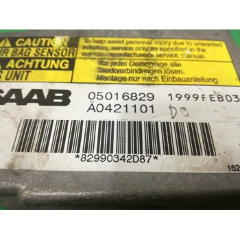 Recambio de centralita airbag para saab 9-3 coupé 2.2 tid referencia OEM IAM 05016829 A0421101 
