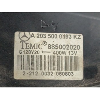 Recambio de electroventilador para mercedes-benz clase c (w203) c 220 cdi (203.008) referencia OEM IAM A2035000193  