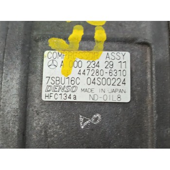 Recambio de compresor aire acondicionado para mercedes-benz clase e (w210) e 200 kompressor (210.048) referencia OEM IAM A000230