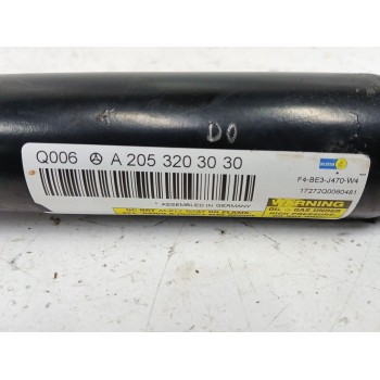 Recambio de amortiguador trasero izquierdo para mercedes-benz clase c coupé (c205) c 180 (205.340) referencia OEM IAM A205320303