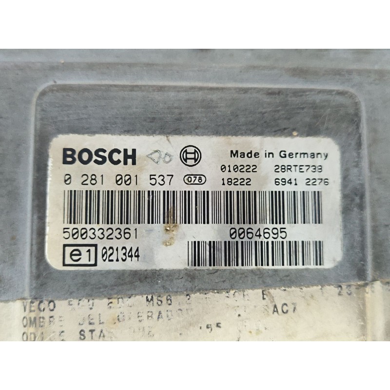 CENTRALITA MOTOR UCE 0281001537