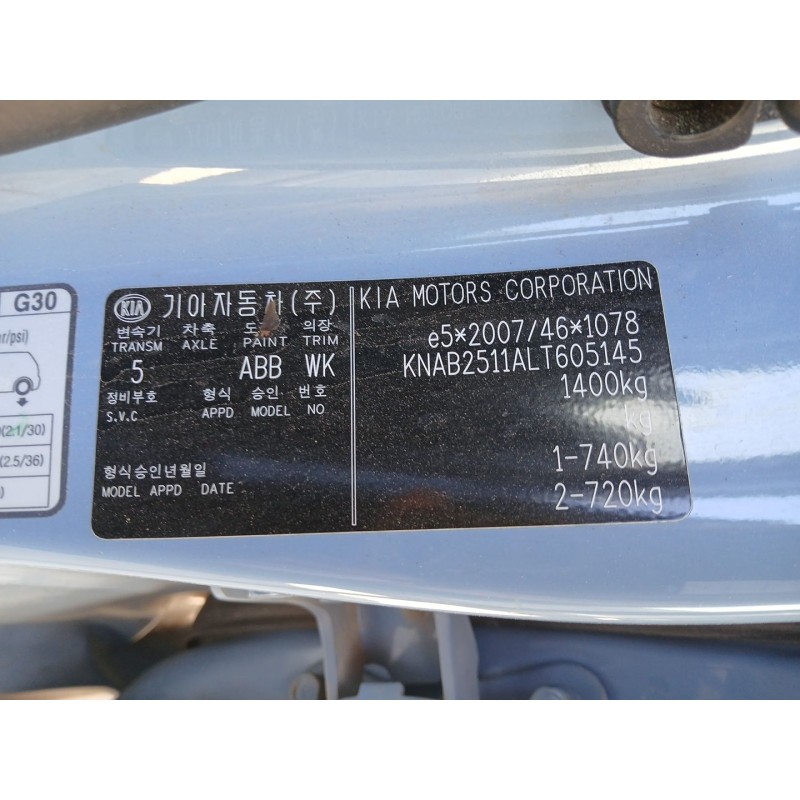 KIA PICANTO III (JA) 2019