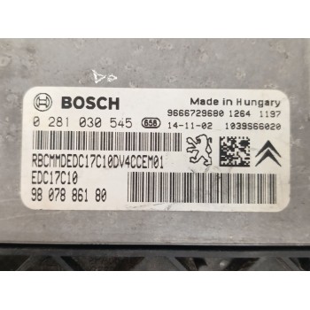 Recambio de centralita motor uce para peugeot 208 i (ca_, cc_) 1.4 hdi referencia OEM IAM 9807886180 0281030545 