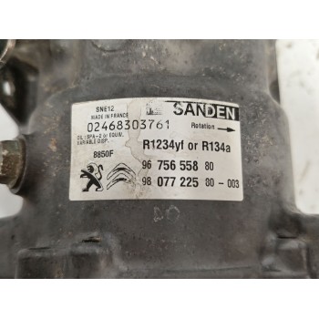 Recambio de compresor aire acondicionado para peugeot 2008 i (cu_) 1.6 bluehdi 100 referencia OEM IAM 9807722580  