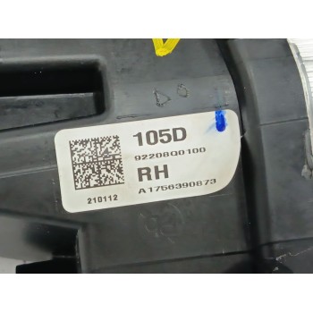 Recambio de faro antiniebla derecho para hyundai i20 iii (bc3, bi3) 1.0 t-gdi referencia OEM IAM 92208Q0100  