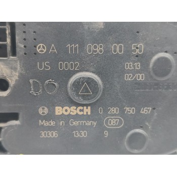 Recambio de caja mariposa para mercedes-benz clase e (w210) e 200 kompressor (210.048) referencia OEM IAM A1110980050 0280750467