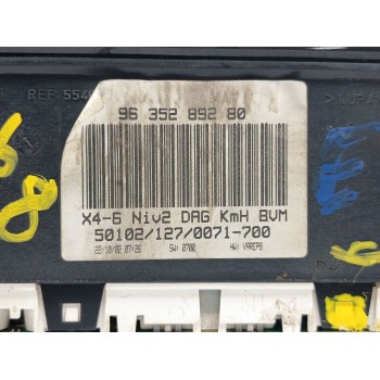 Recambio de cuadro instrumentos para citroën c5 i (dc_) 2.0 hdi (dcrhzb, dcrhze) referencia OEM IAM 9635289280  