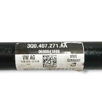 Recambio de transmision delantera izquierda para volkswagen passat b8 (3g2, cb2) 1.4 tsi 150 cv referencia OEM IAM 3Q0407271AA  