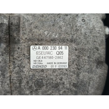 Recambio de compresor aire acondicionado para mercedes-benz clase a (w168) a 160 (168.033, 168.133) referencia OEM IAM A00023094